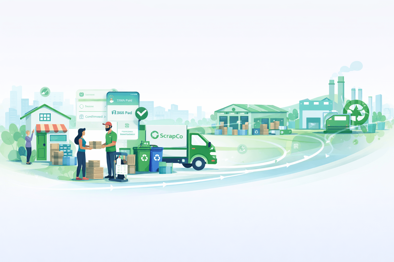 ScrapCo journey illustration